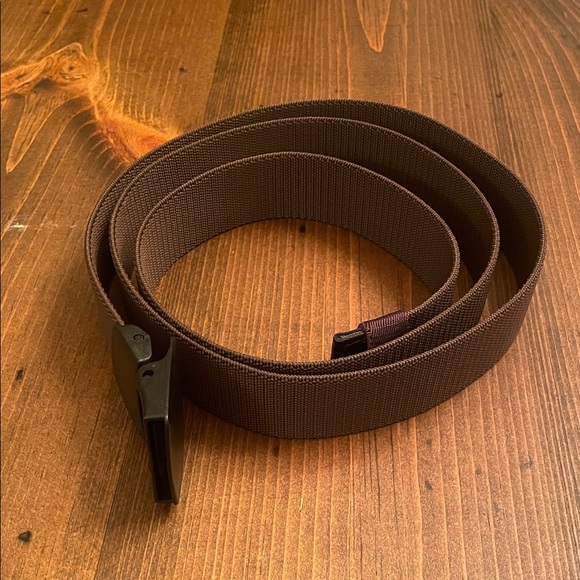 Brown Belt with Black Buckle fits 42” waist - Picture 2 of 3